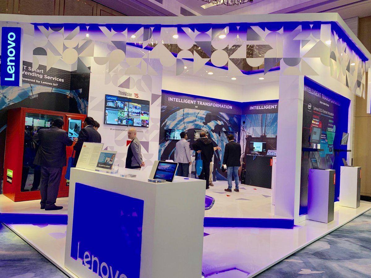 ceciliafok's tweet photo. #LenovoCanalys Nice booth https://t.co/KRWnymQHbc