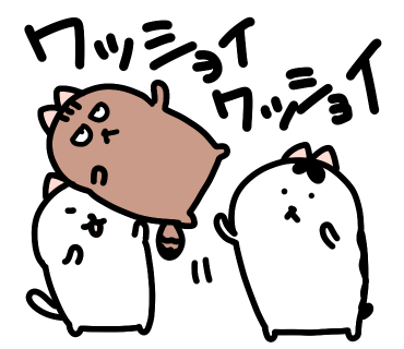 新しいオカメちゃんスタンプのサンプルです。お正月にも使えるスタンプも8個ありますよー。 