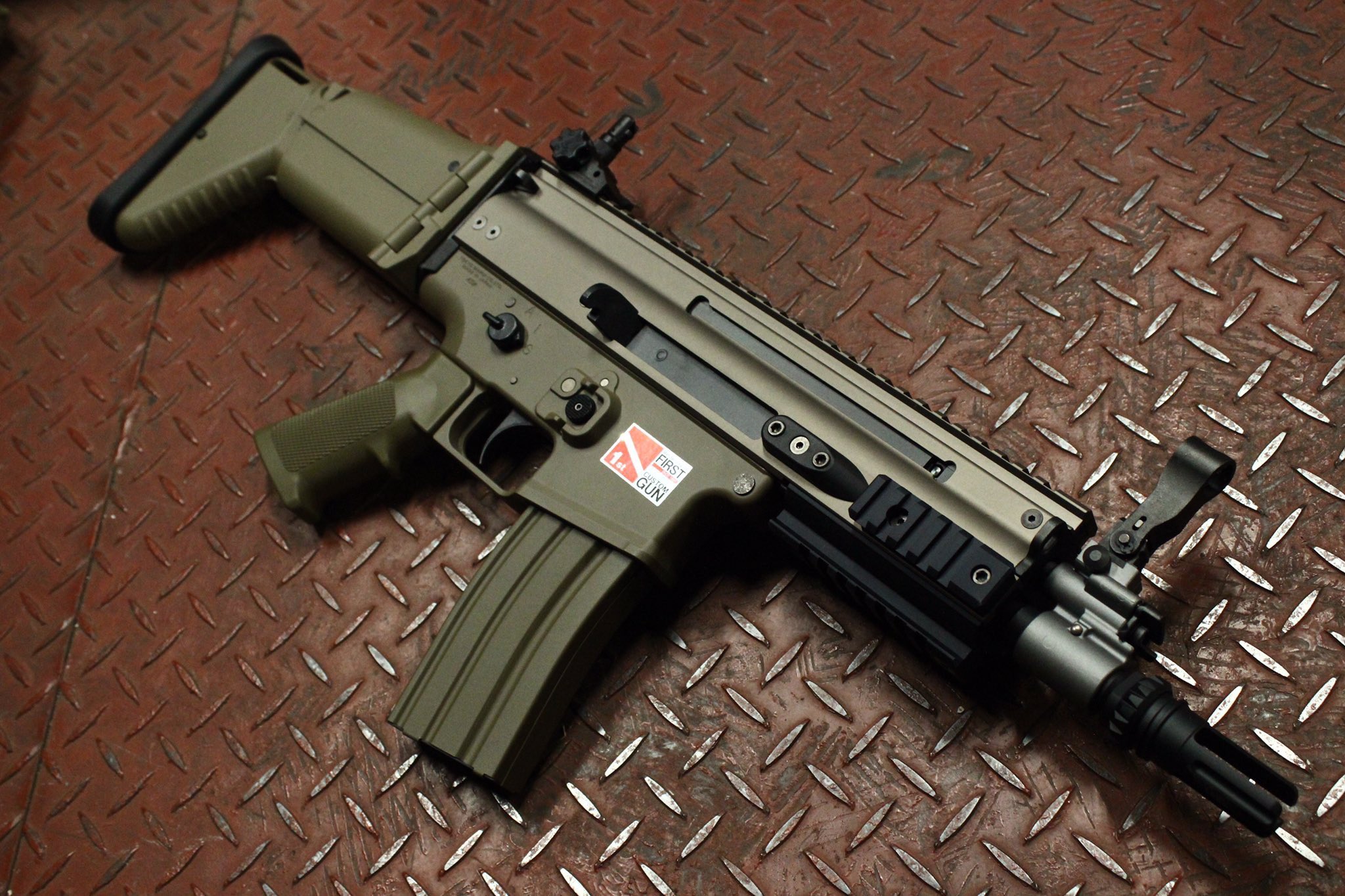 SCAR-L PDW/FIRSTオリジナルカスタム/東京マルイ おまけ付き