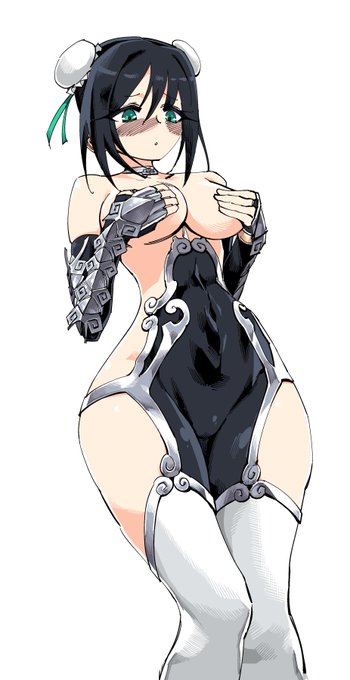 #FGO 全身ラテックススーツ...白い部分だけ剥けば...こんな...いやらしい格好しやがって... 