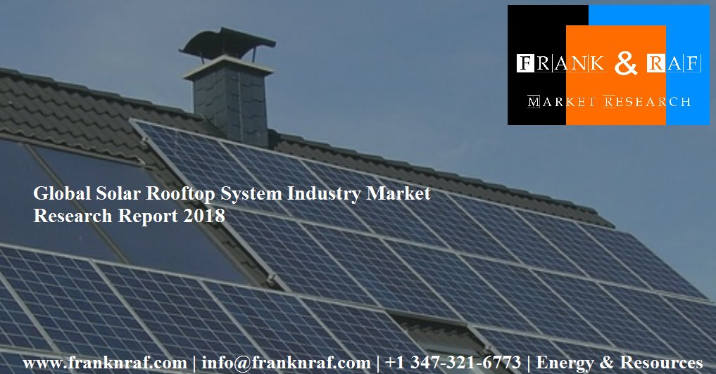 Global Solar Rooftop System Industry Market Research Report 2018
To get more details of report @ tinyurl.com/yabllftg
#FrankNRaf #SolarRooftopSystem #GlobalSolarRooftopMarket #RooftopSolarIndustry #SolarEnergy #SolarSystem #PVMarket #GlobalSolarEnergy #SolarRooftop #PVPanels