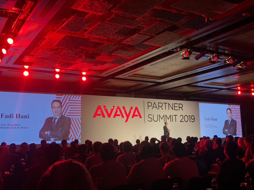 <a href="/fadihani12/">Fadi Hani</a> welcoming @Avaya_MEA partners to the Partner Summit 2019! Awesome start to an eventful day! #ideas2inspire
