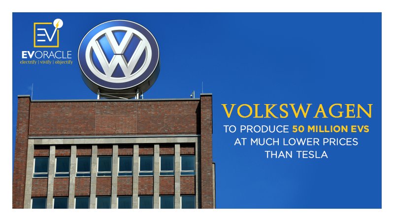 EvOracle's tweet photo. “#Volkswagen has already broken ground on an #ElectricCar factory in #China and secured a battery source for 50 million cars” - Herbert Diess, Chief Executive, Volkswagen.
#EVOracle #ElectricVehicle #EBattery #EVNews https://t.co/BbFOrKMNK8