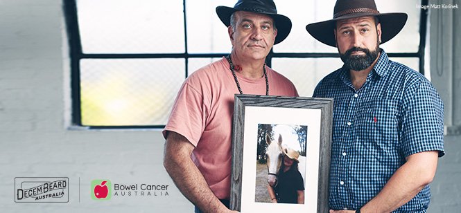 DecembeardAu's tweet image. “We were all still hopeful that we would have her with us for Christmas and beyond, but that hope was sadly extinguished.” ~ Mark (&amp;amp; Adrian) bit.ly/2DZcKTf #DecembeardAU #BowelCancerAustralia @BowelCancerAust