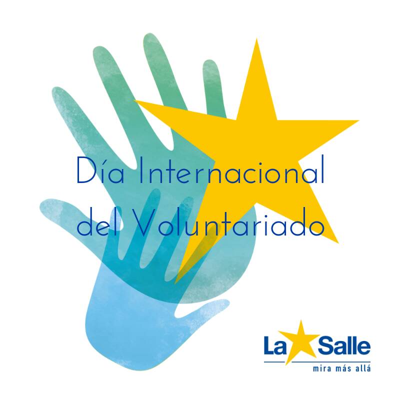 Hoy de diciembre, es una fecha importante para todos los que formamos parte de la Institución #LaSalle.  Es el #DíaInternacionalDelVoluntariado.  #SomosLaSalle #SomosVoluntariado ##300LaSalle #MiraMásAllá