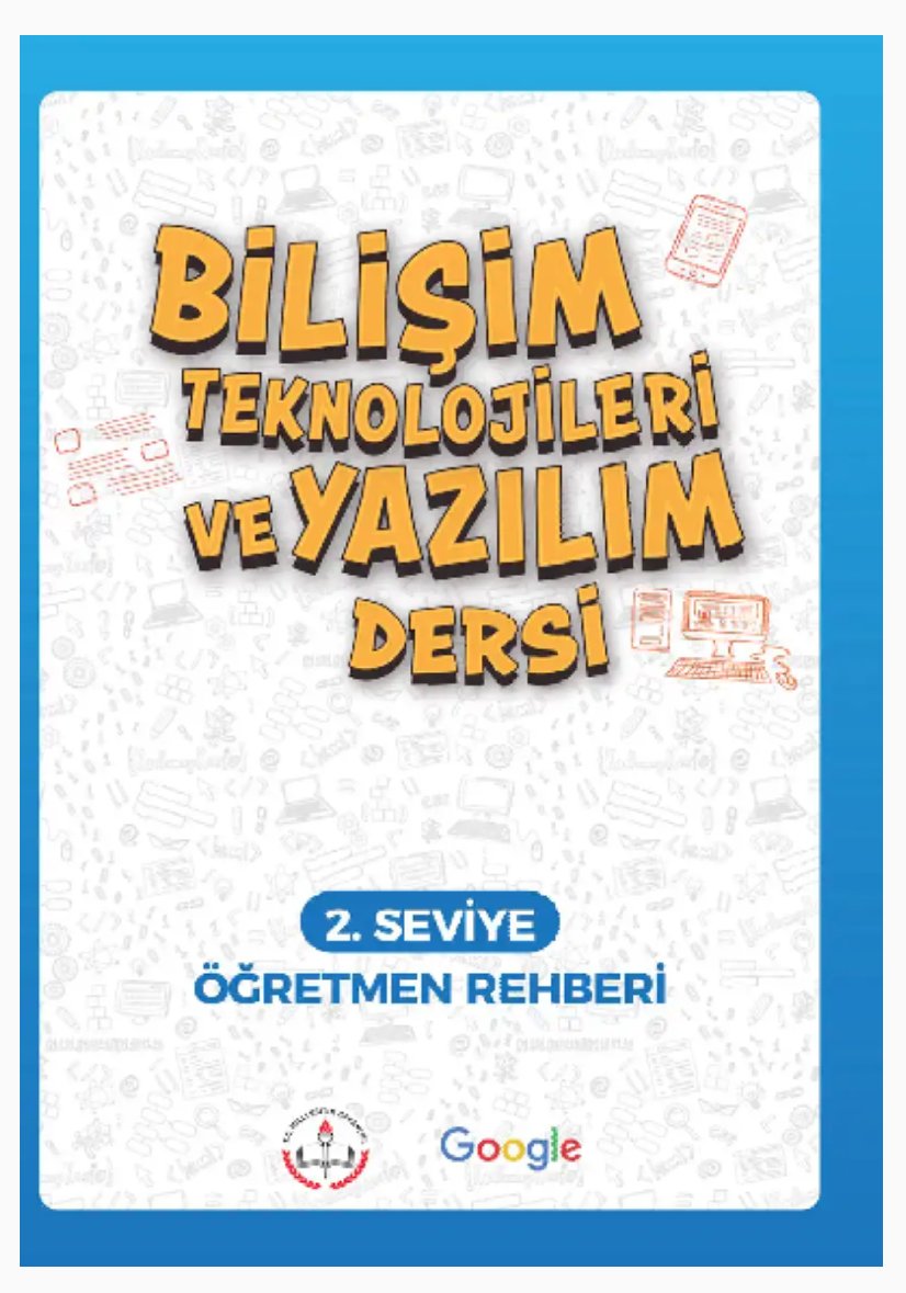 Bilişim teknolojileri ve yazılım dersi 1. ve  2. seviye öğretmen rehberi ve etkinlik kitapları EBA sayfalarında.