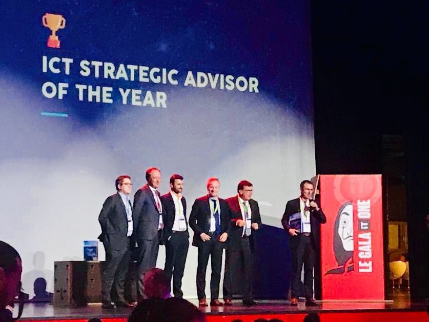 [Announcement] Excited to announce that our IT Advisory team has been named “ICT Strategic Advisor of the Year” at #ITOneGala2018 👏 

Congrats and thanks to all the wonderful people - both the team and our clients - who made this happen! 🙌 

<a href="/PascalDenisLU/">Pascal Denis</a> <a href="/VincentKoller1/">Vincent Koller</a>