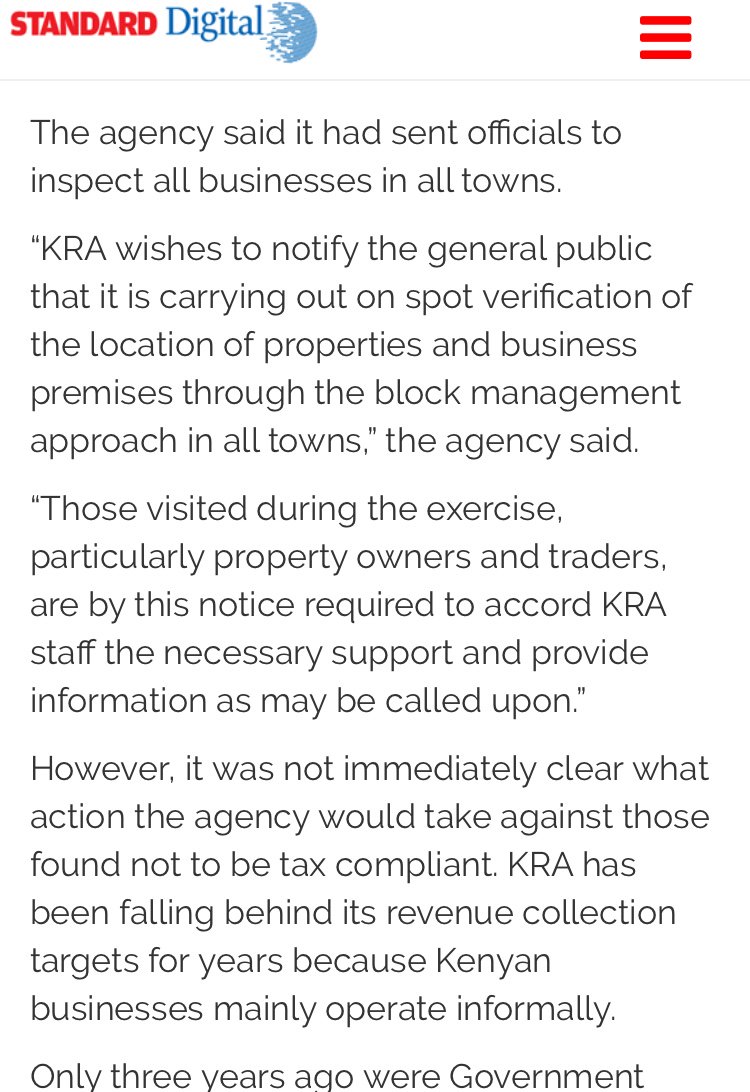 WhatEHappened's tweet photo. After the #matatuban commercial break, reports indicate that KRA is planning to add another 15% tax that will affect even kiosk owners & small businesses. Soon it will be practically impossible to do business in Kenya! Now back to taxes. THREAD π§΅ https://t.co/hEXQCvNYe7