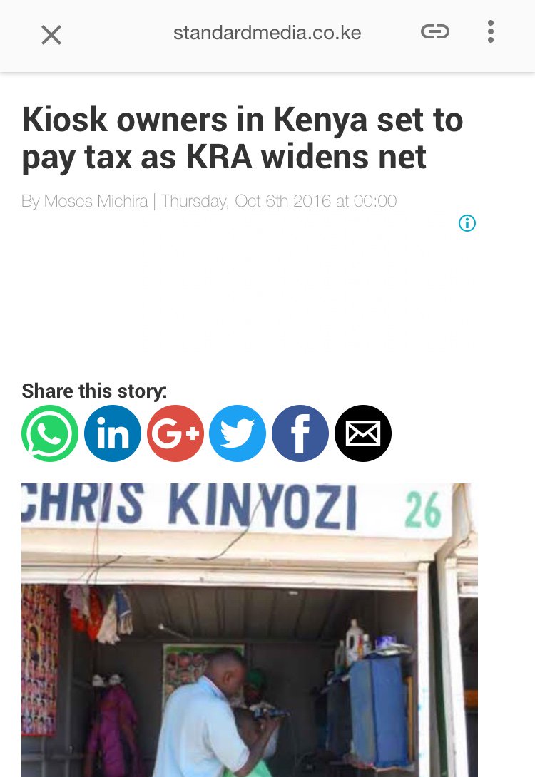 WhatEHappened's tweet photo. After the #matatuban commercial break, reports indicate that KRA is planning to add another 15% tax that will affect even kiosk owners & small businesses. Soon it will be practically impossible to do business in Kenya! Now back to taxes. THREAD π§΅ https://t.co/hEXQCvNYe7
