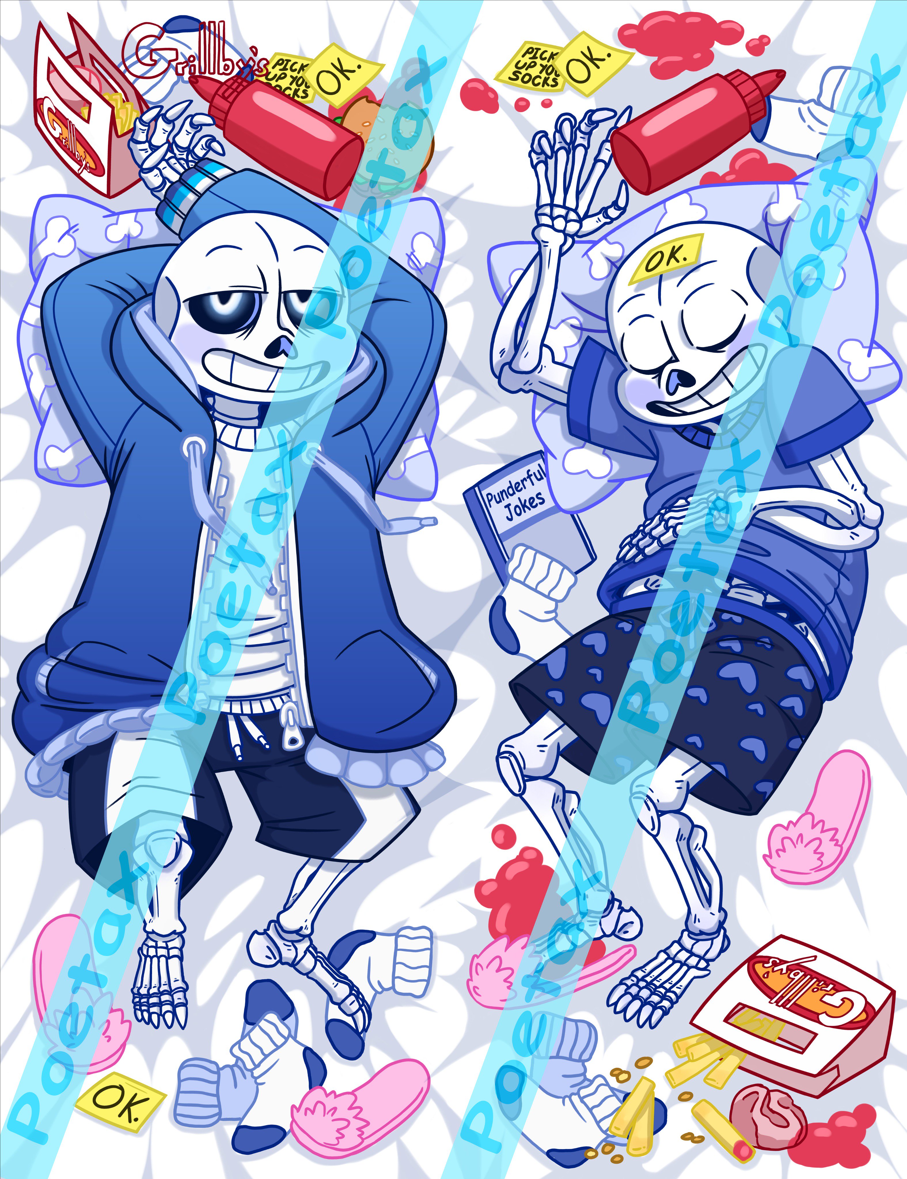 Undertale body clearance pillow