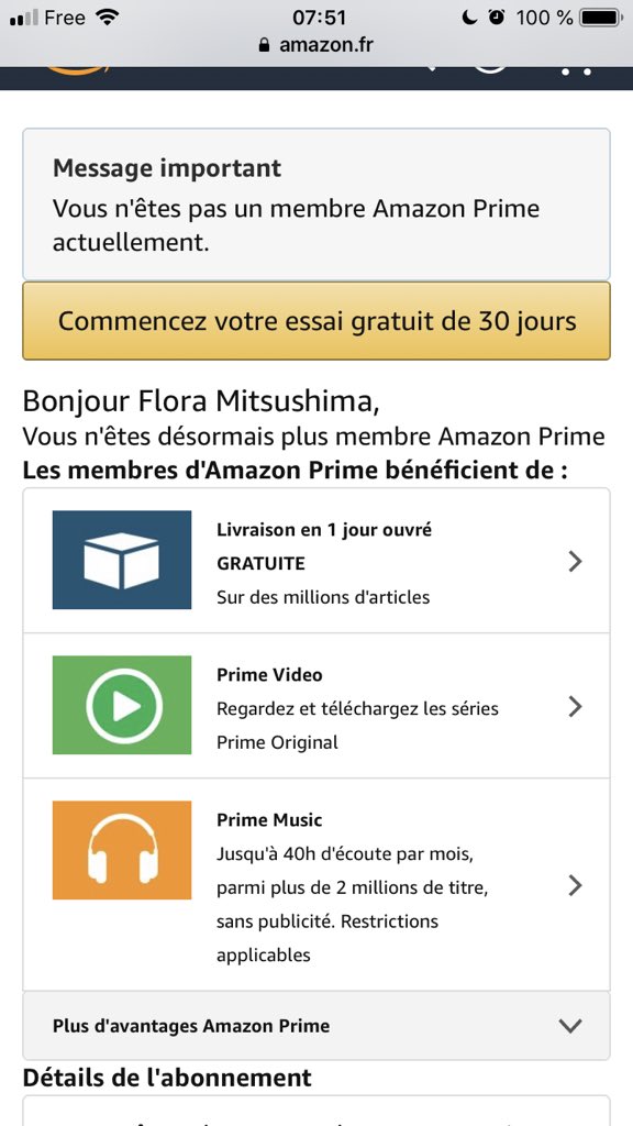 the_mitsuf's tweet photo. @AmazonHelp Thanks for your reply. I don’t understand when I sign in it says that I am not a subscriber of Amazon Prime... so I cannot cancel it. 🤔 https://t.co/PeMJfmfSs1