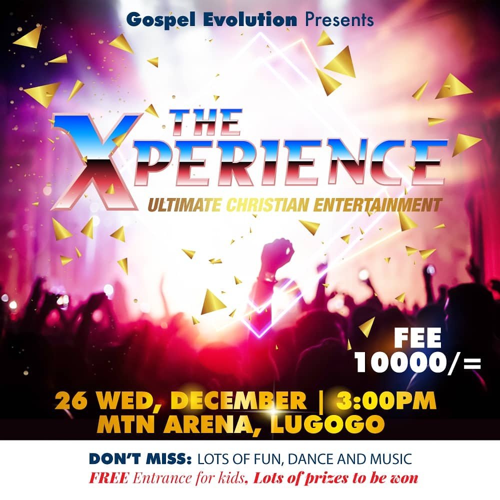 PraiseShillah's tweet photo. #EXPERIENCE this December don't miss great performances @GEpraisexchange @Omulungi_Hawt @KerryRoggers @BennyStrikar @ruyongamusic @NdiHawker @LadyBezo https://t.co/BggLEBqBj3