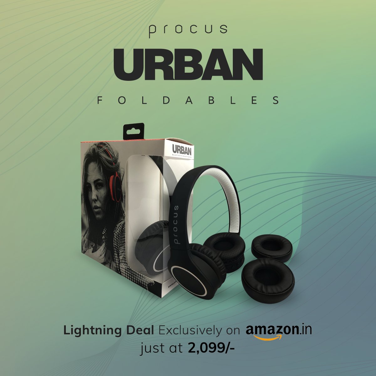 procusgo's tweet photo. Lightning Deal on Procus Urban Foldable exclusively on Amazon.
▶️Hurry, 4 Hours left!!
▶️SHOP LINK - https://t.co/xtLpU5N6UA
#procus #procusgo #urbanfoldable #procusurban #AmazonIndia #amazonlightningdeal #bluetoothheadphones #foldableheadphones #black #bluetoothheadphones https://t.co/Bs8sSHvfwE