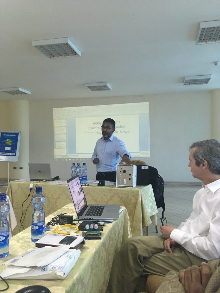 Dr Andriannah Mutheu (@andriannahm) on Twitter photo We are talking #Sensor technology for #airquality to improve #AfricaAq in #Addis with @UNEnvironment and <a href="/UNHABITAT/">UN-Habitat</a> together with our partners in Ministry of Environment Forestry and #ClimateChange various key stakeholders <a href="/GEOHealthHub/">GEOHealth Hub</a> <a href="/SEIresearch/">SEI Research</a> hands on experience is shared! We are talking #Sensor technology for #airquality to improve #AfricaAq in #Addis with @UNEnvironment and <a href="/UNHABITAT/">UN-Habitat</a> together with our partners in Ministry of Environment Forestry and #ClimateChange various key stakeholders <a href="/GEOHealthHub/">GEOHealth Hub</a> <a href="/SEIresearch/">SEI Research</a> hands on experience is shared!