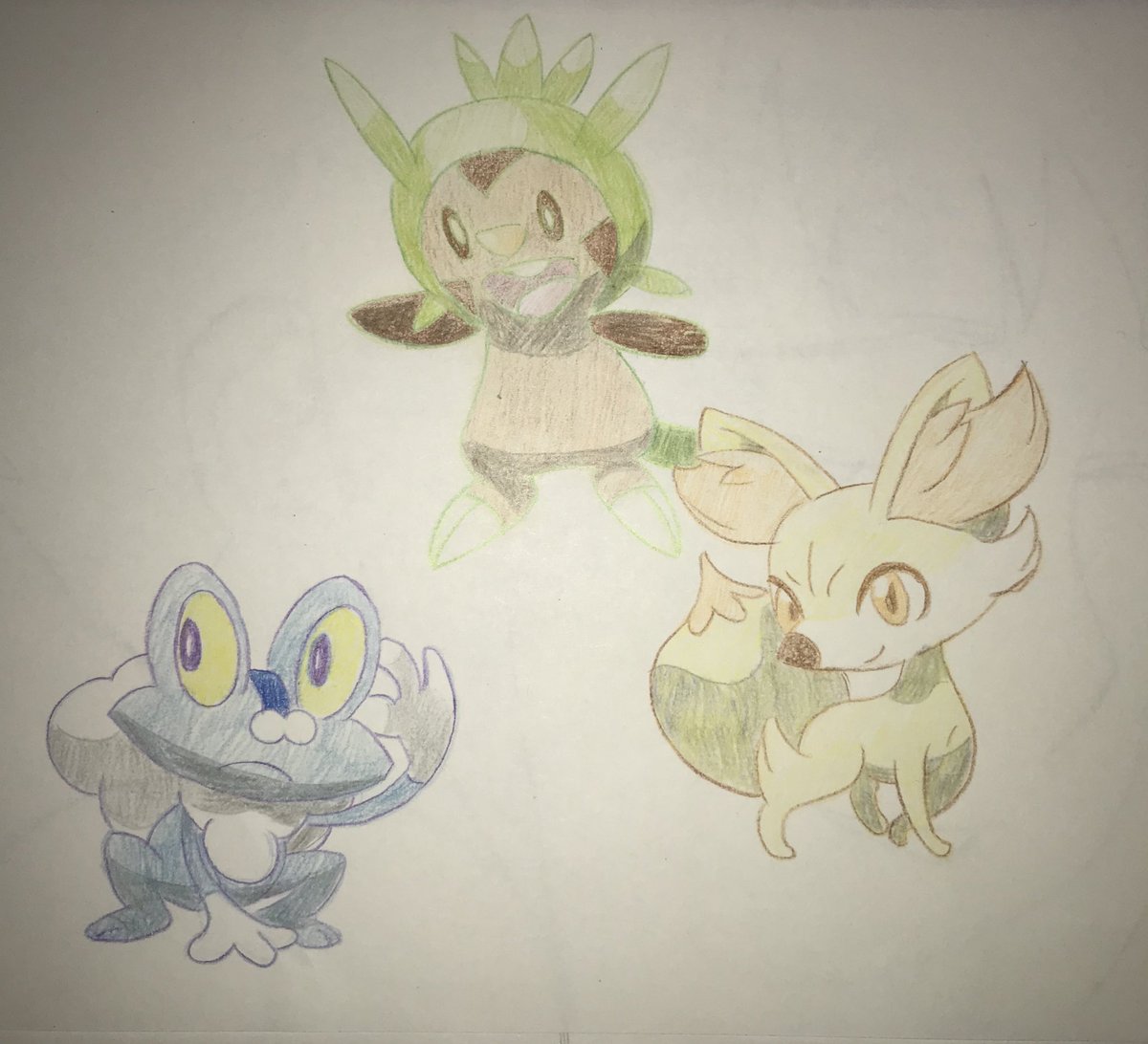 ナルヒナ こころちゃん可愛い 色鉛筆でポケモン描きました 下描きは一切してません写真暗くてすみません ポケモン イラ拡 イラスト好きさんと繋がりたい イラスト描きさんと繋がりたい