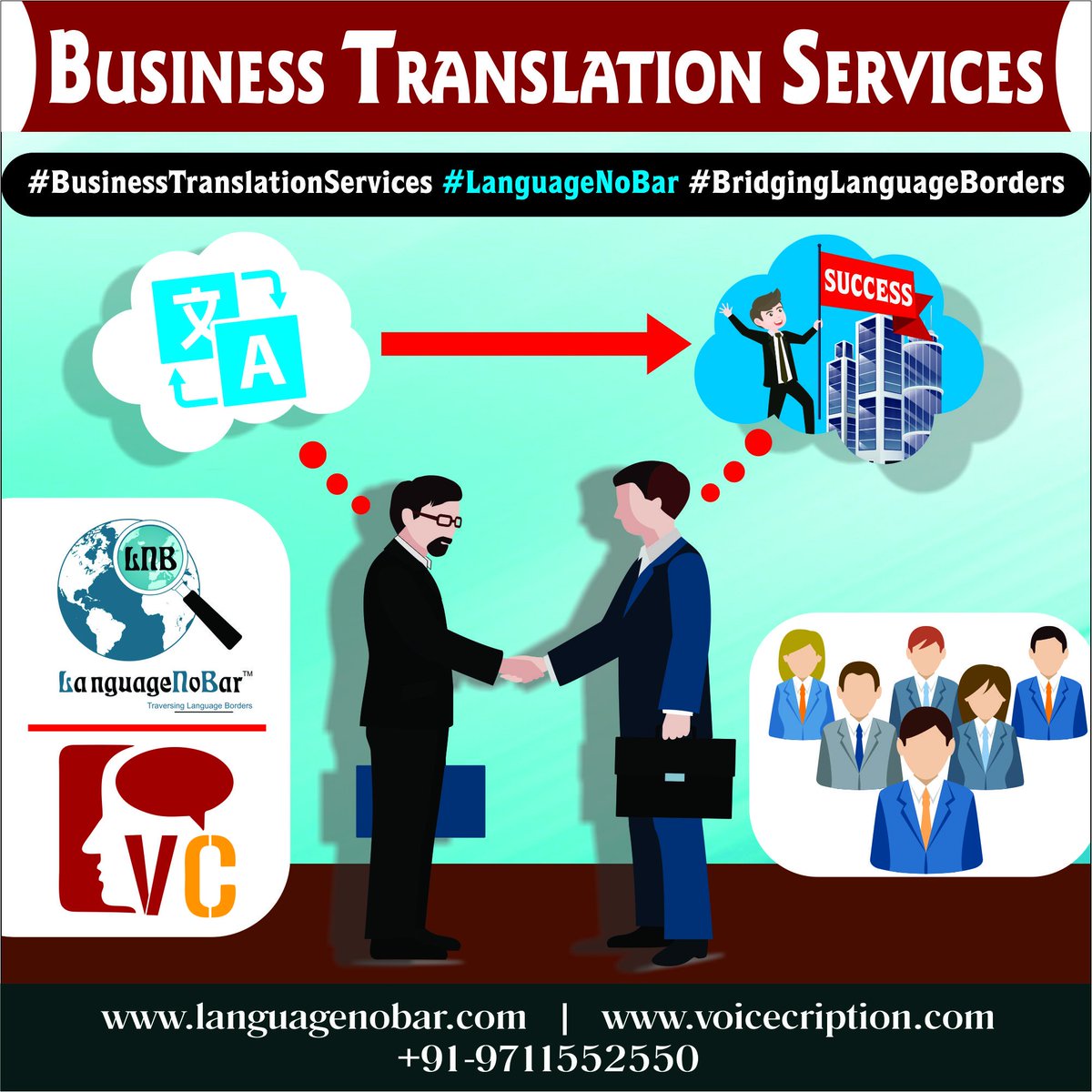 LanguageNoBar's tweet photo. LanguageNoBar has attained a wide reputation in the field of complicated personal n professional translations and helps our clients to lend a personal touch to their business.
#LanguageNoBar #BridgingLanguageBorders #BusinessTranslationServices https://t.co/ecWpc9AbkU