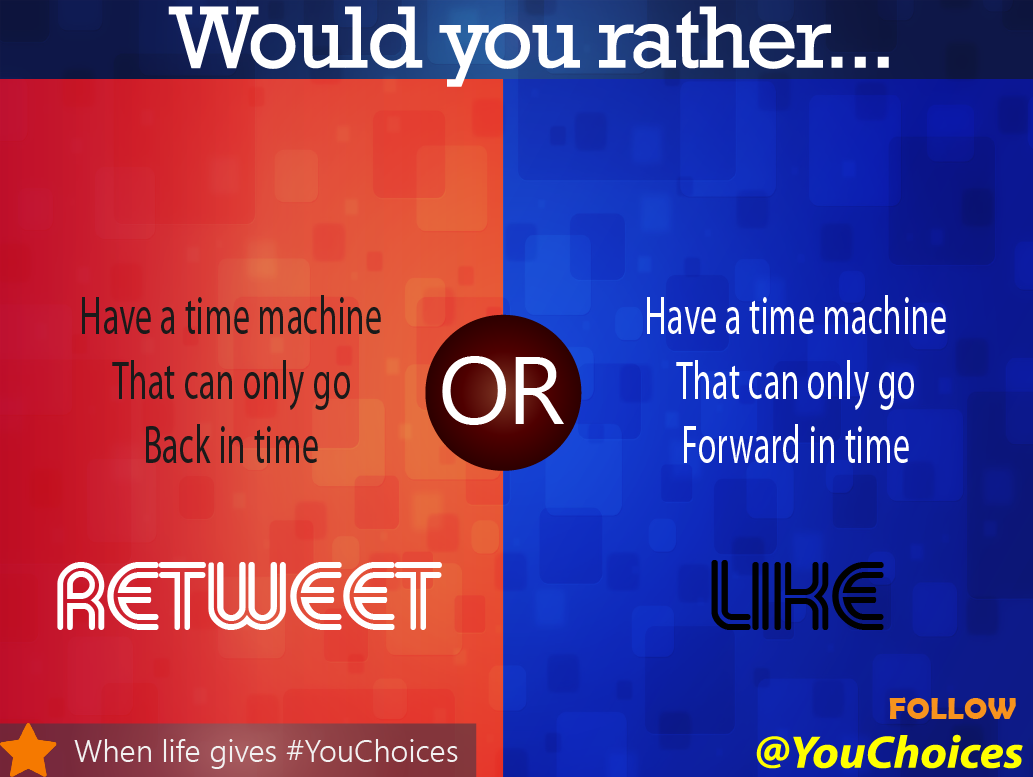 YouChoices's tweet photo. Back or forward? https://t.co/sYBR8zN1EH