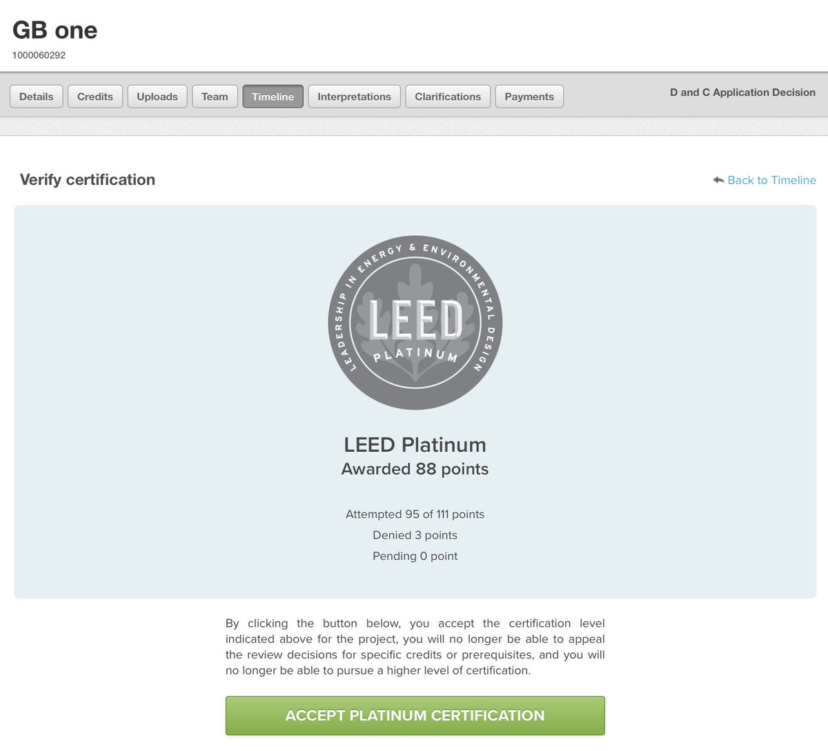 gpadula74's tweet photo. #gbone #leedplatinum #onmore #mrplatinum @GBCItalia @gbclombardia @USGBC https://t.co/Z7H1d7zsrk