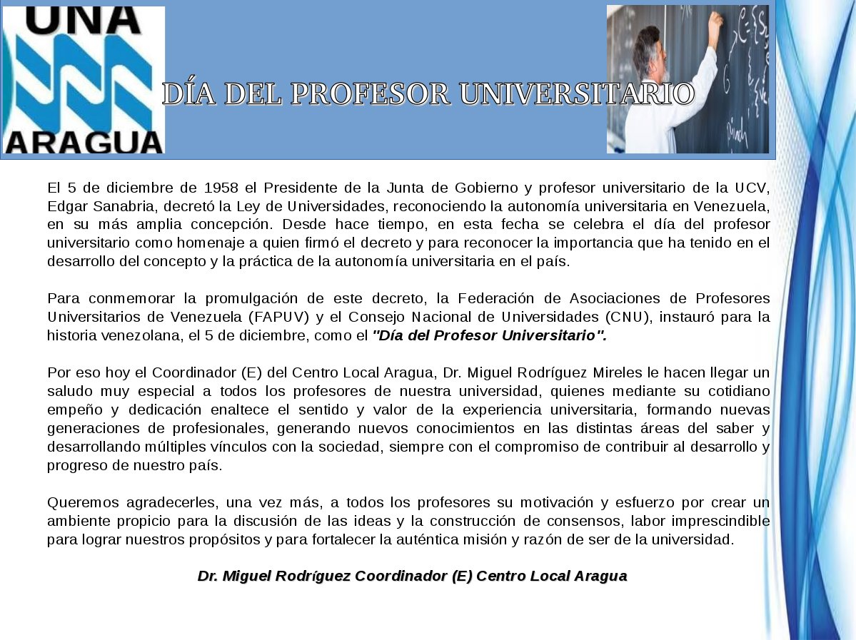 Día del Profesor Universitario