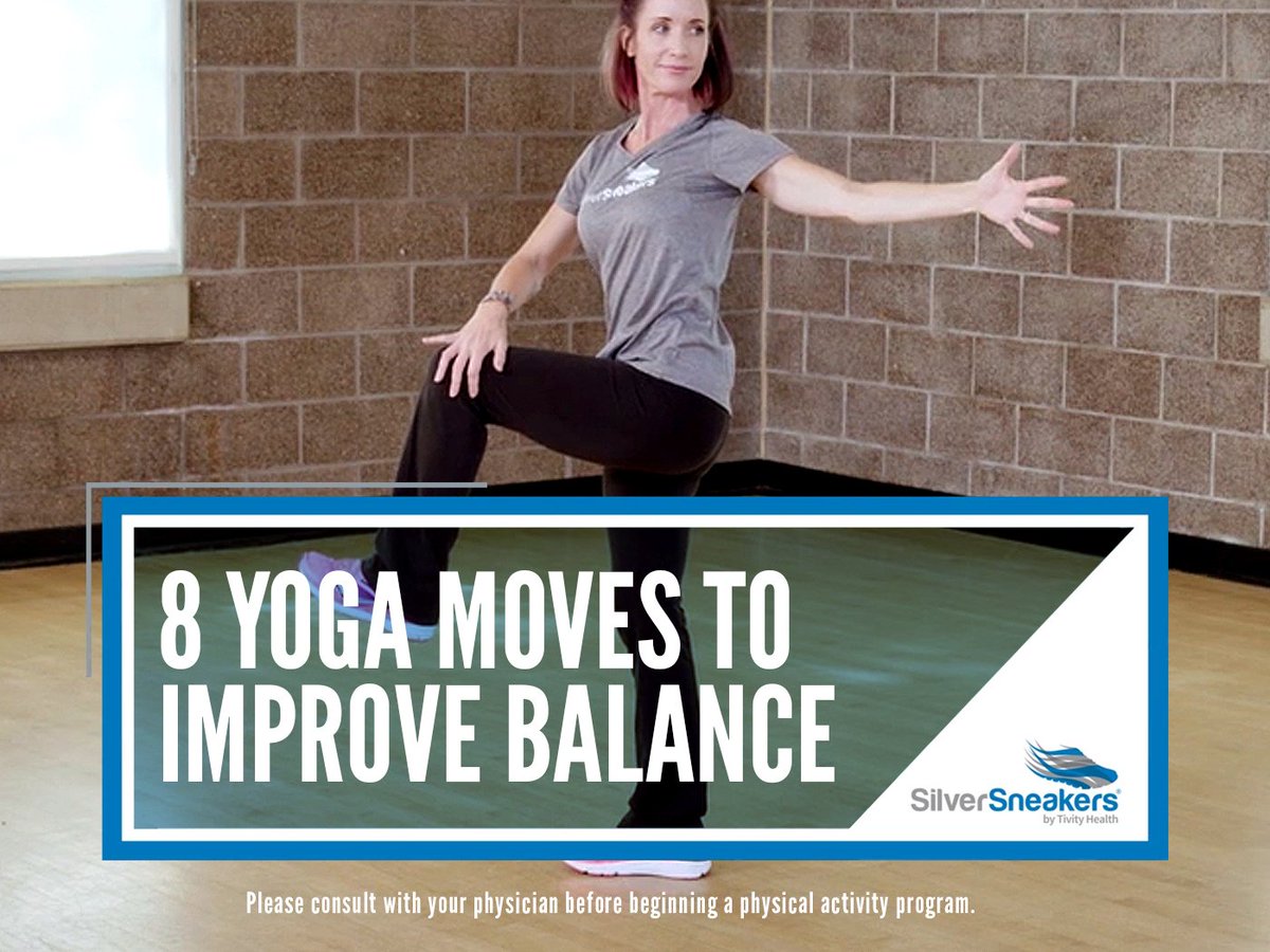 THSCseniors's tweet photo. Working on balance is one of the most effective ways to build strength and prevent falls. 
You don't need much time or any fancy equipment either. Just a few simple yoga poses! https://t.co/wBVOCb1g1n https://t.co/UJFWxwMtea