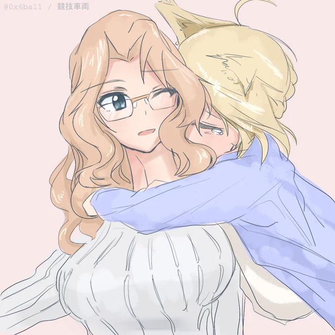 #ガルパン版深夜のお絵描き60分一本勝負 
#ガルパン版深夜のお絵描き60分一本勝負_20181205 