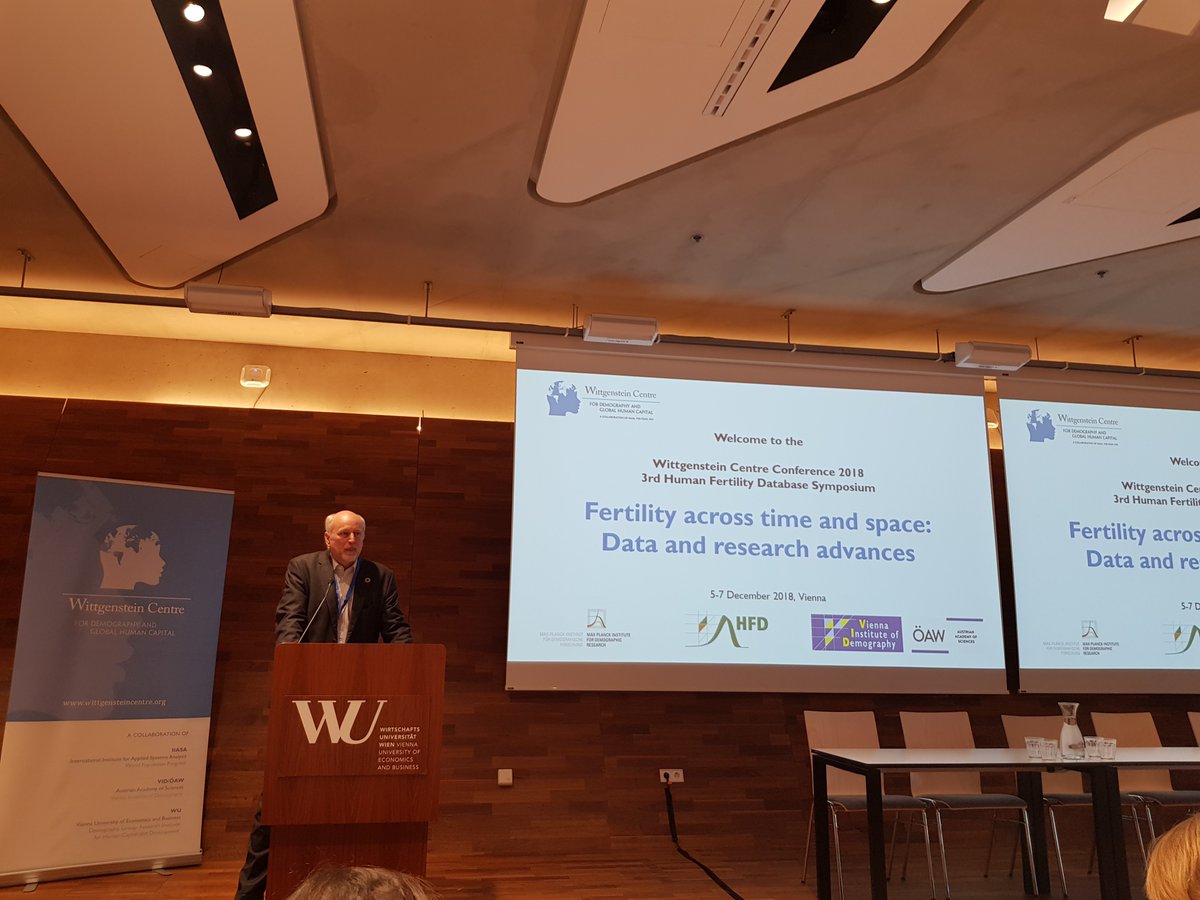 It all starts with fertility: Wolfgang Lutz is opening the 3rd <a href="/HFDatabase/">HFDatabase</a> Symposium #fertility across time and space <a href="/IIASAVienna/">IIASA</a> <a href="/maxplanckpress/">Max Planck Society</a>