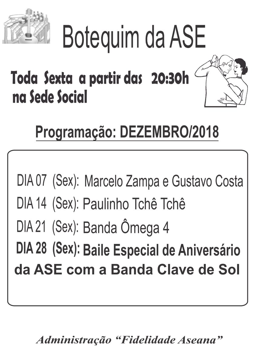 asejf's tweet photo. Música ao vivo, ambiente familiar e salão climatizado. https://t.co/PNAEolh1F5
