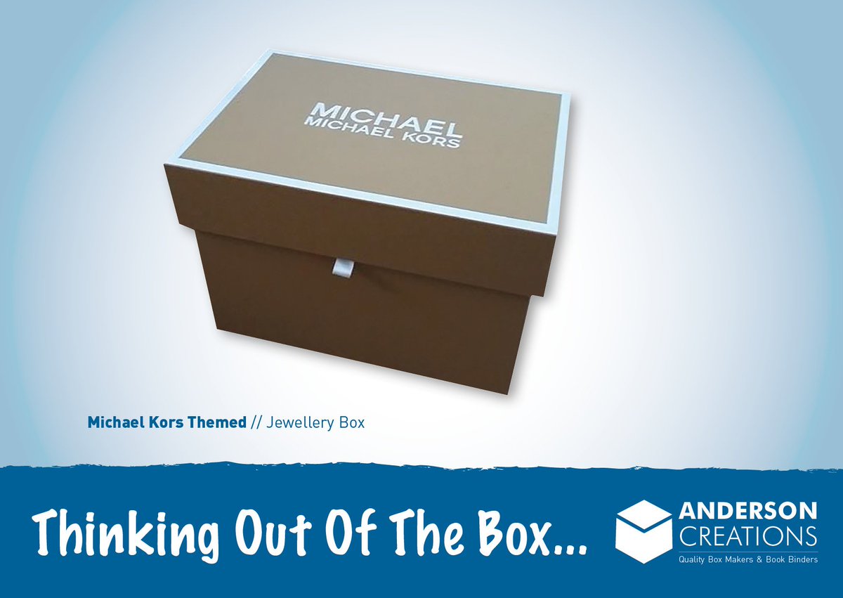 We handmade a box just like this for a Michael Kors fan... who is your favourite designer? If you'd like something like this made then get in touch | #Handmade #Fashion #Designer #Bespoke #Box #Glasgow