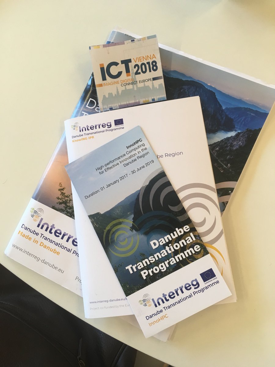 InnoHPC's tweet photo. Today we had 45-minutes session, organised by @Victor_Cepoi , entitled "InnoHPC – creating an innovative environment for SMEs in the field of HPC" at the ICT 2018 in Vienna. It was another a great opportunity to present our project.  🙂

#Interreg #Danube #HPC #innoHPC https://t.co/Ng950zZpnc
