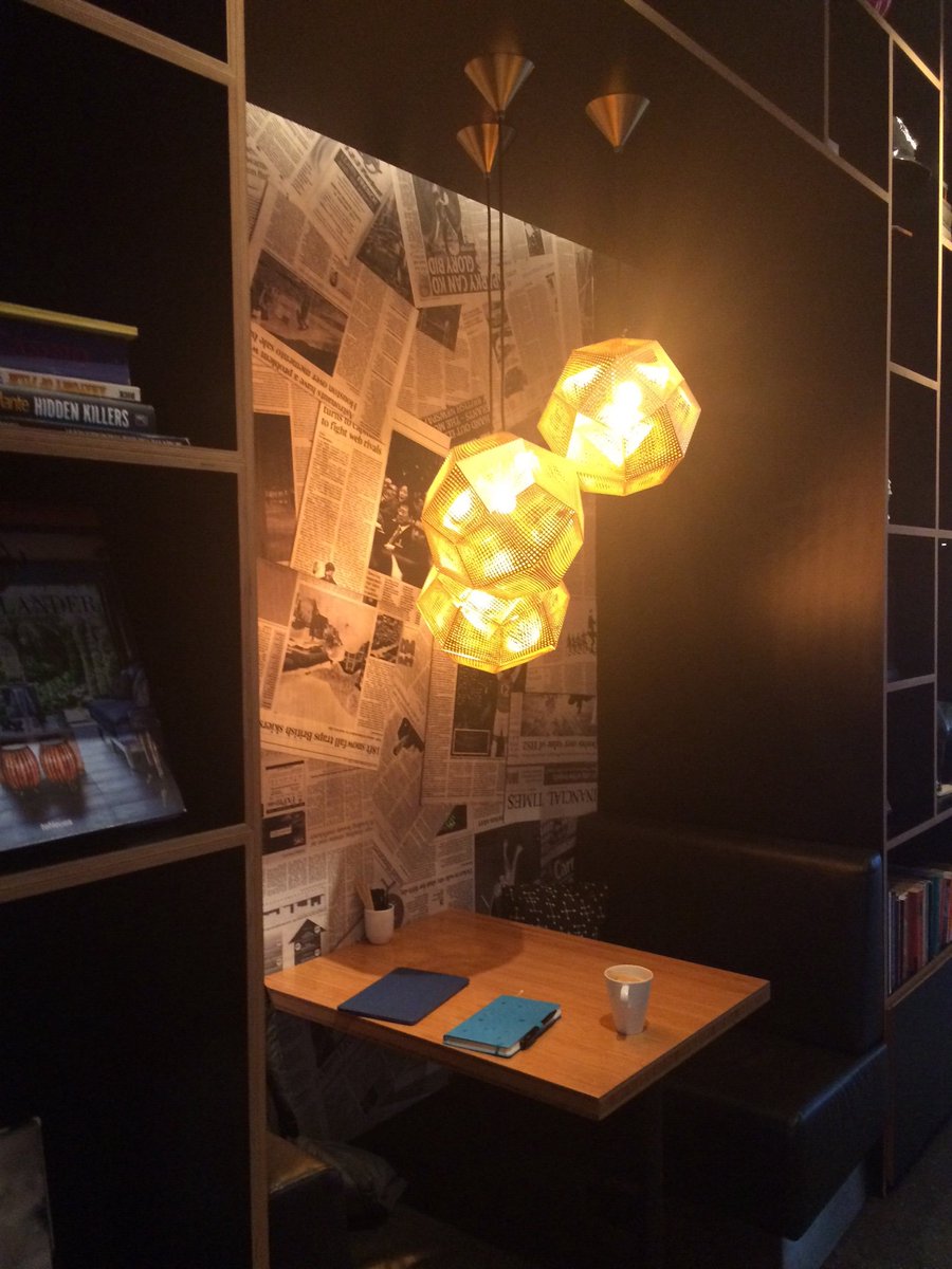 katethorntonba's tweet photo. I often feel quite old-fashioned, for example when I pay in cash with exact change and the cashier says wow, but sitting in CitizenM which is very much of its time, I feel quite at home #gettingitright https://t.co/sTr0DtRTdh