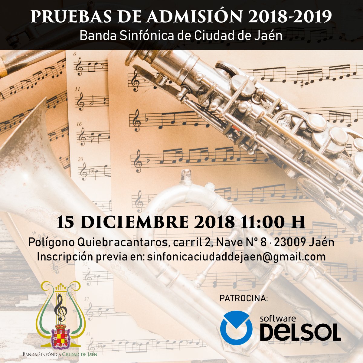 Pasacalles, conciertos,  procesiones como la de Nuestro Padre Jesús o la del Santo Sepulcro de  Jaén, certámenes nacionales, eventos internacionales...
Una gran Banda
 Si tocas instrumentos de viento o percusión, cello o contrabajo  ¡¡¡Te esperamos!!!
 #BSCJ #bandamusical #musica