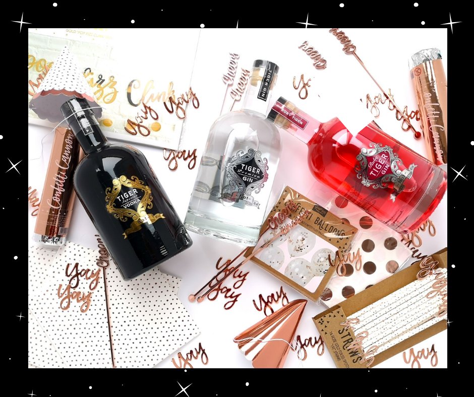 🎉 COMPETITION TIME!!  🎉  1) Tag a friend  2) Like our page  3) Share this post! 🥳

Get into the holiday spirit with this party pack! Winner gets full sized bottles of Tiger Vodka, Tiger Gin, and Ruby Gin + everything you see in the photo! 18+ T&amp;C's apply; closing date 16 Dec