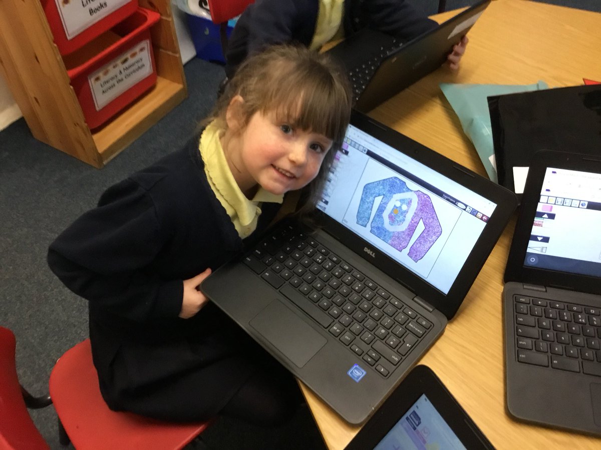 FPSWrexham's tweet photo. A super morning using @purpleMash to create our own Christmas Jumpers! Some super ideas #FPSICT @fcwpa @SharonPascoe123 @MrElliott01 https://t.co/PHkt7aN3F7