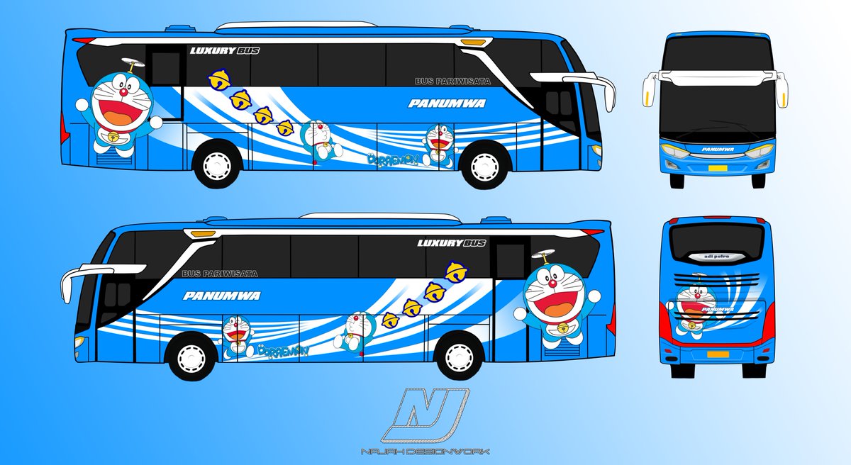 Livery Bus Simulator Indonesia Hd Doraemon