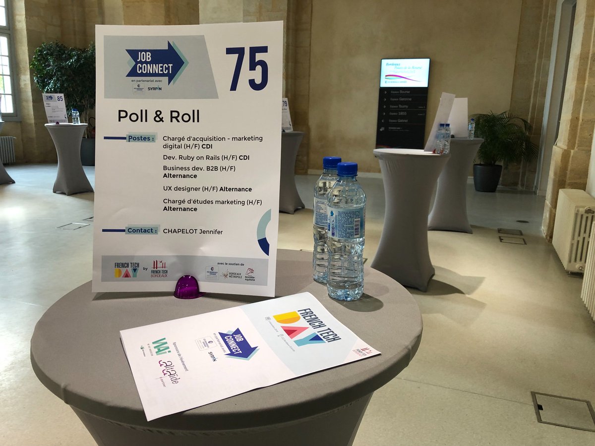 Développeurs, webmarketeurs, biz-développeurs, UXdesigners
Venez nous rencontrer au Job Connect du #FTDAY18 !