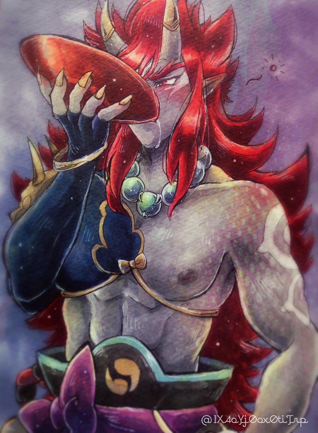 Twitter 上的 紅桜 低浮上気味 ただ映画5弾の酒呑童子様が描きたかっただけのイラスト 酒呑童子様またそんなに酔われて 心配 T Co Pns8vvfled Twitter