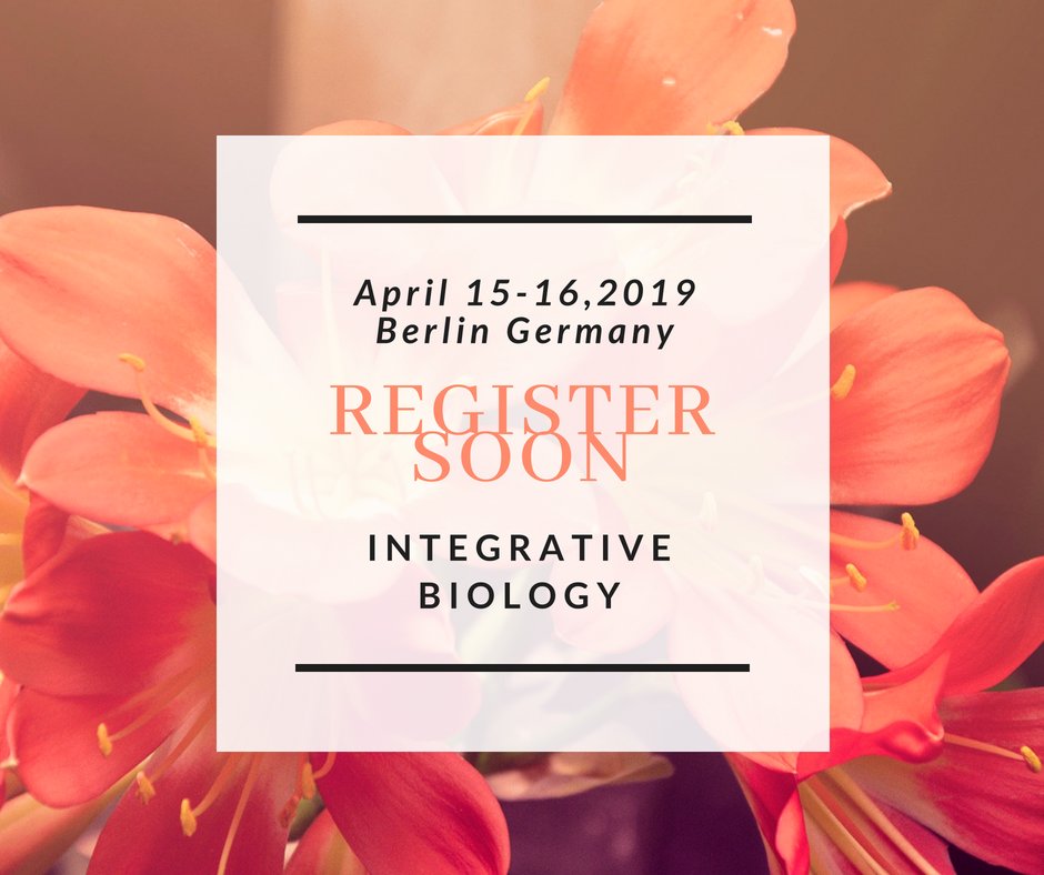 InteBiologyConf's tweet photo. Login : https://t.co/TtPj9jaf7z    
Submit your abstract soon !  
@InteBiologyConf 2019 @ Berlin Germany
Highlights: 
#IntegrativeOrganismalBiology
#CellBiology
#MolecularBiology
#SystemsBiology
#SyntheticBiology
#StructuralBiology https://t.co/qldlmwubsg