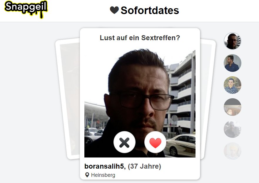 Snapgeil_com's tweet photo. Mit den #Sofortdates auf https://t.co/nTHoODT0kR kannst Du Dich schnell und unkompliziert mit Frauen, Männern und Paaren aus DEINER Gegend treffen...

#Snapgeil #IchBinSnapgeil #Snapgeil2018 #BistDuAuchSnapgeil https://t.co/svffFLOdC0