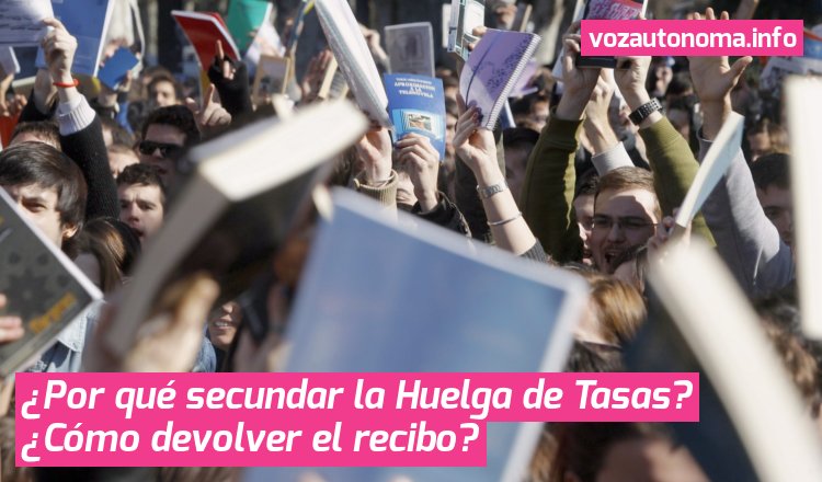 vozautonoma.info/2018/12/devolv…

Las compañeras del Grado de Física de la UAM se están movilizando. Os dejamos aquí sus motivos, reivindicaciones y formas de resistencia ante la subida de tasas que se ha hecho efectiva desde el pasado octubre.