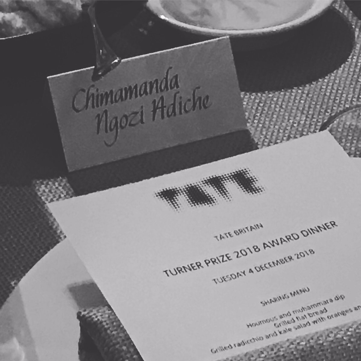 carlajr's tweet photo. Super proud to see 3 strong women together @Tate for #TurnerPrize2018 - 👏👏 to #charlotteprodger for winning with #iphoneart! Image: #ChimamandaNgoziAdichie #prodger &amp; #mariabalshaw https://t.co/RMBGdaEgjO