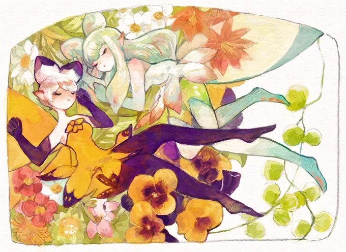 こちらはたまにお絵描きするアカウントです 