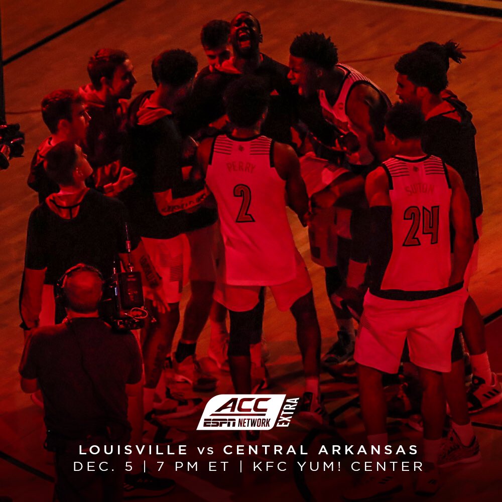 LouisvilleMBB's tweet photo. GAMEDAY!!!! #BeatUCA https://t.co/Ak5EAuohoT