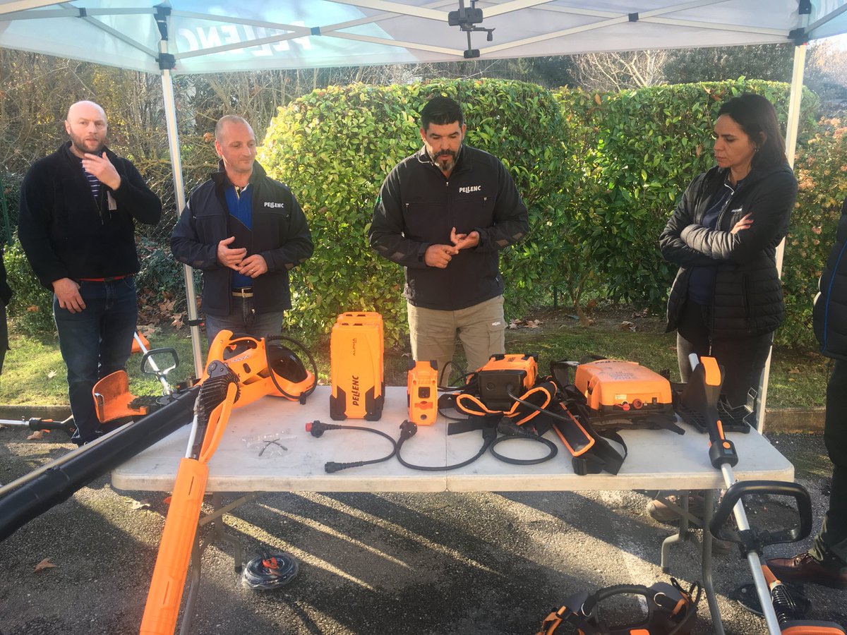 RTMACHINERYLTD's tweet photo. New product launch and demonstrations at the Pellenc factory this afternoon! #alpharange @PellencGroup @PellencUK @EtesiaUK @TomRTM @EtesiaMowerman https://t.co/CEwnY4MSBG