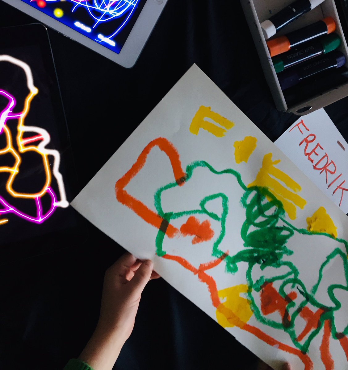 Barnen från Rudboda förskola kom med sina fina, lyhörda pedagoger idag. #lidskol #KameleontenLL