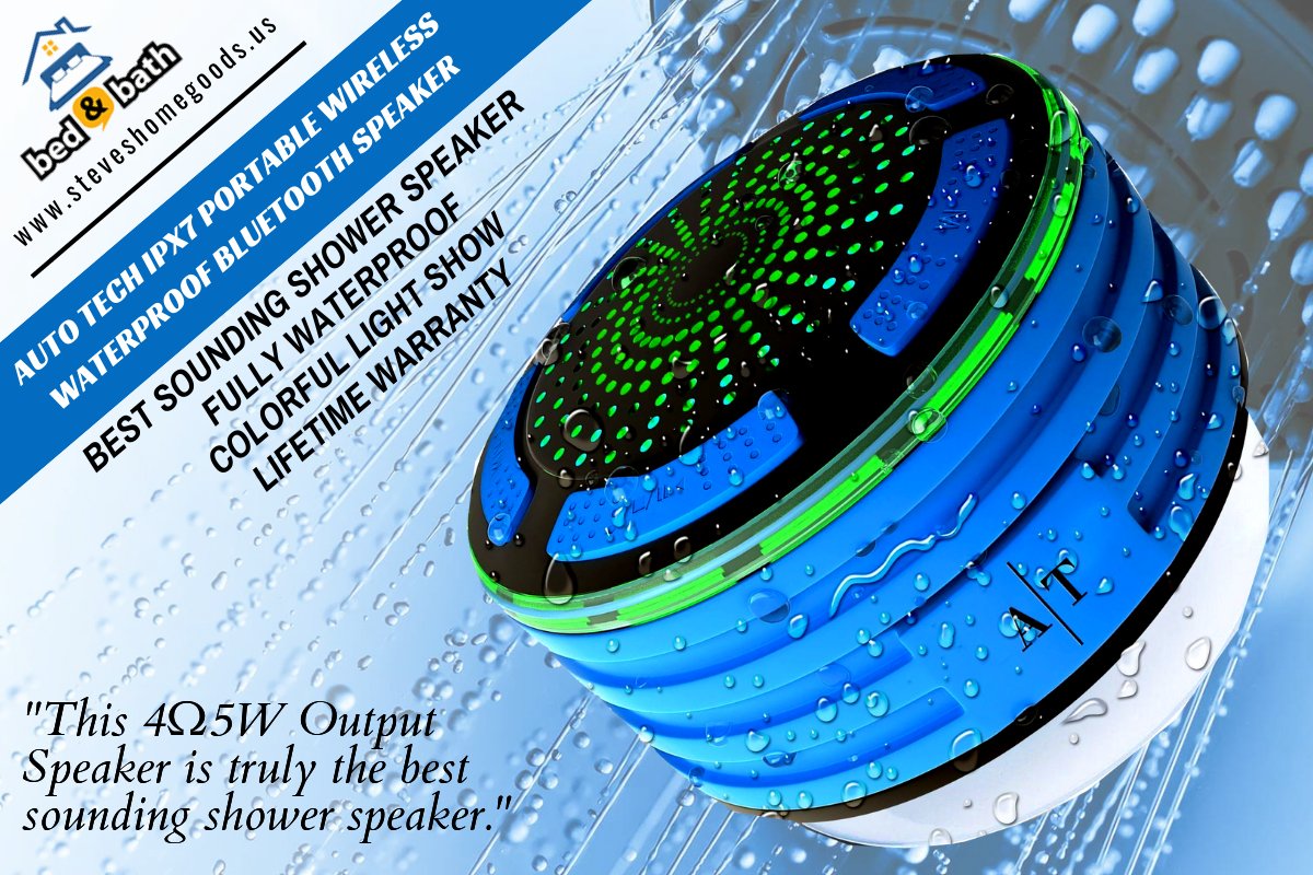 auto tech shower speaker