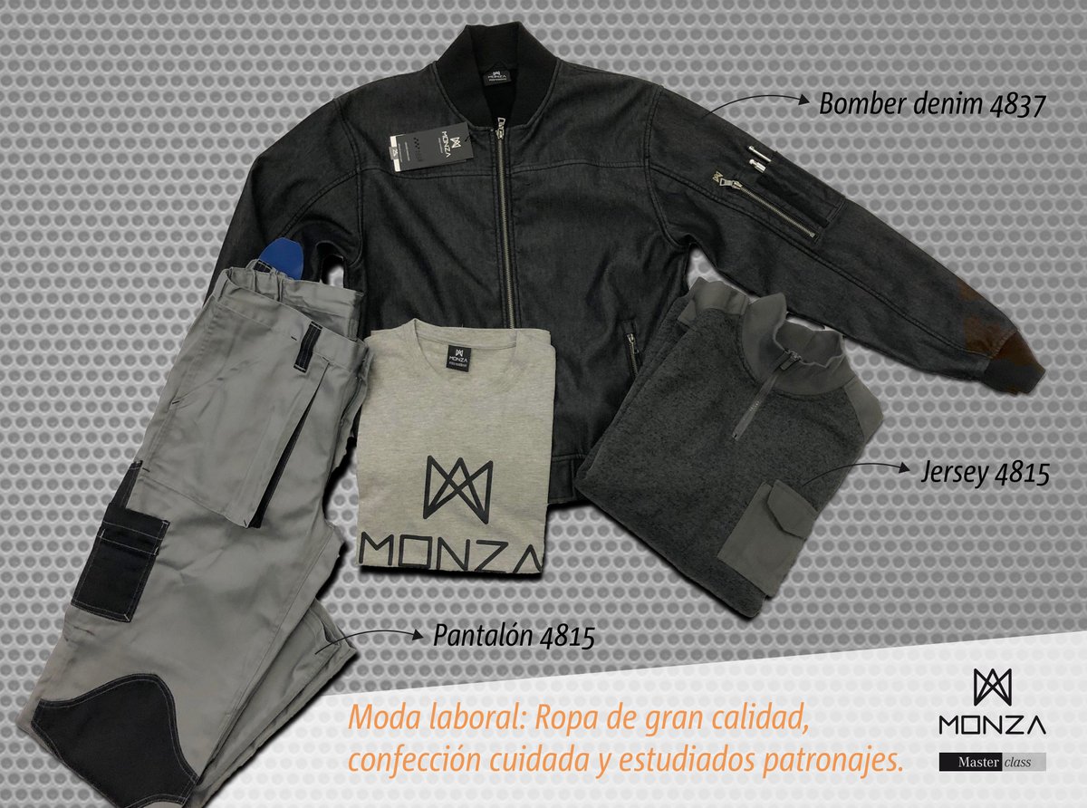MonzadeObrerol's tweet photo. Un total #look es el combina un mismo color para formar un conjunto, en esta ocasión, nos hemos basado en el gris, al que añadimos un toque con la #bomber denim que le aporta diseño, estética y ¡abrigo! 🤩
🧐 encuentra las prendas https://t.co/fMDabyiuXH #modalaboral #profesional https://t.co/EqbvN3uM6E