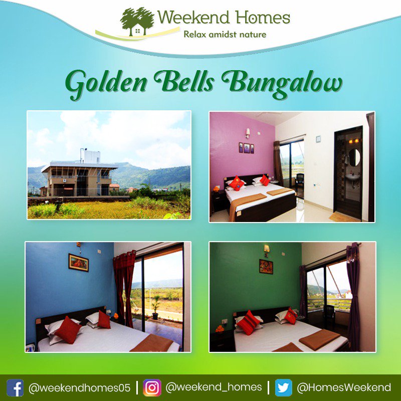 HomesWeekend's tweet photo. One of the most gorgeous hill stations in Maharashtra, #Lonavala boasts of its scenic beauty and alluring charm! Enjoy your stay with us at #GoldenBellsBungalow!!
 #MumbaiPuneHighway, #Lonavala. #Facebook 
☎️9604037000,020-25560086,7276862000
https://t.co/UnZcSRZt4k https://t.co/grG9g04ZIG