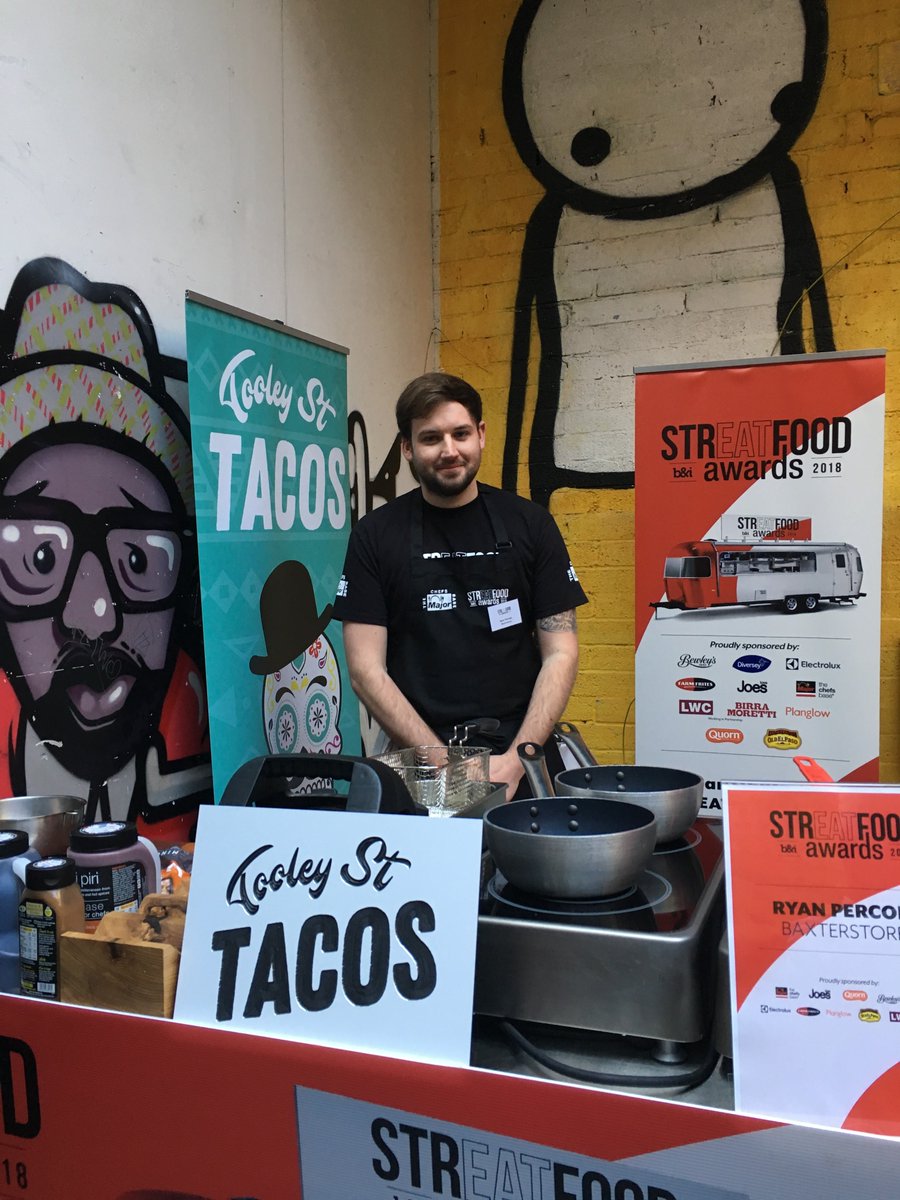 In February, our talented chef @ryanpercopo was selected as a finalist for the @bandicatering #StrEATfoodawards and smashed it in the finals with his #TooleyStTacos! #throwback #innovation #celebratingsuccess