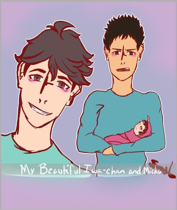 AkuFTW's tweet photo. Thanks to the two wonderful artists on Tumblr: spottedwithfreckles and kaze-0 for drawing lovely pieces of fanarts for Haikyuu Petals!! I'm so moved 😭💚 #HaikyuuPetals #OikawaMieko #OikawaTooru #IwaizumiHajime #IwaOi #AgentRose https://t.co/gmywMWnbPX