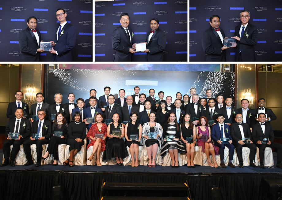 HelmReisinger's tweet photo. Congratulations to team APAC for once again being recognized as Data Communication &amp; Cloud Contact Center Service Provider of The Year and receiving Cloud UC Growth Excellence Leadership award at @FrostSullivanAP Best Practices Awards 2018. #Cloud #awards18 https://t.co/CEaUHlPcrk
